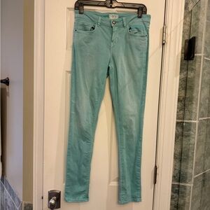 Zara Mint Green Skinny Jeans
